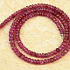 Ruby cut necklace Ag 925/1000 buttons 25.3g (India)