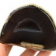 Geode agate brown with cavity 324 g