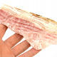 Pink calcite / aragonite slice 158g