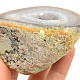 Brown-white agate geode with cavity 212 g