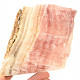 Pink calcite/aragonite slice 154g