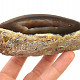 Brown agate geode with cavity 292 g