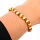 Matte amber bracelet mix 6mm