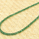 Náhrdelník smaragd zapínání Ag 925/1000 8,46 g