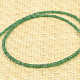 Náhrdelník smaragd zapínání Ag 925/1000 8,46 g