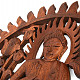 Buddha carved relief 50cm