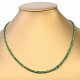 Náhrdelník smaragd Ag 925/1000 6,96 g