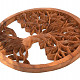 Tree of life wood carved relief 29cm