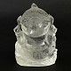 Ganesha figurine made of crystal 11.2 cm