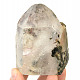 Crystal with inclusions and tourmaline cut form 344g