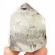Crystal with tourmaline cut point (Madagascar) 191g