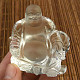 Šťastný Buddha z křišťálu na stojánku 8,7 cm