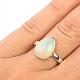 Ring precious opal Ag 925/1000 2.8g (size 59) Ethiopia
