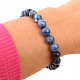 Bracelet made of faceted sodalite stone 8mm