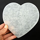 Selenite heart from Morocco approx. 14.5 cm