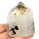 Crystal with tourmaline cut point (Madagascar) 191g