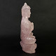 Rosequartz Buddha 14.9 cm