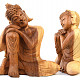 Buddha dřevořezba Indonésie