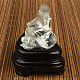 Happy Buddha made of crystal on a stand 8.7 cm