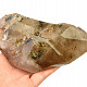 Polished agate with inclusions double-sided crystal 819g