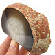 Geode agate with white center 330g