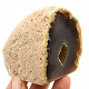 Agate geode brown with cavity 238g