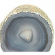 Agate geode from Brazil 511g