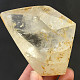 Crystal with inclusions cut shape 273g