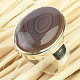 Agate ring silver Ag 925/1000 8.1g size 54