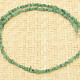 Necklace raw emerald clasp Ag 925/1000