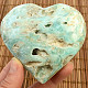 Blue aragonite heart (Pakistan) 234g