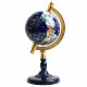 Globus skládaný z drahých kamenů 25cm
