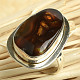 Fire agate silver ring Ag 925/1000 9.3g size 59