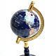 Globe made of precious stones 25 cm
