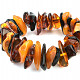 Amber bracelet larger stones mix 39g