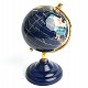 Globe made of precious stones 16.5cm (406g)