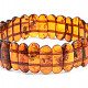 Wide amber bracelet 18mm