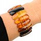 Wide amber bracelet 32mm