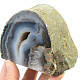 Geode agate with cavity (Brazil) 775g