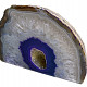 Geode agate dyed purple Brazil 840g