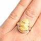 Mookaite ring drop shape size 56 Ag 925/1000 5.3g