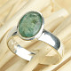 Emerald ring size 55 silver Ag 925/1000 3.8g