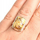 Mookait square ring size 54 Ag 925/1000 7.1g