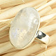 Moonstone ring oval size 58 Ag 925/1000 6.5g
