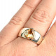 Ring citrine cut triangle size 55 Ag 925/1000 6.9g