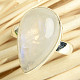 Ring moonstone drop size 58 Ag 925/1000 7.2g