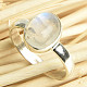 Moonstone ring oval Ag 925/1000 size 56