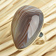 Agate ring drop size 56 Ag 925/1000 5.7g