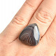 Agate ring triangle size 56 Ag 925/1000 6.1g