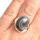 Agate ring irregular shape size 54 Ag 925/1000 10.4g